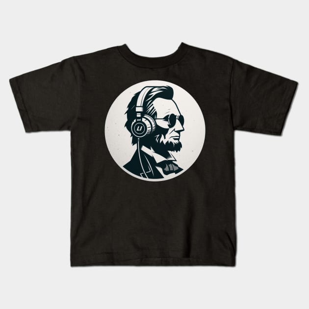 abraham lincoln Kids T-Shirt by Anthony88